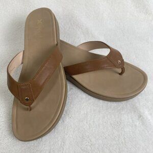 Cognac Jordyn Women's Size 10M XAppeal Sandals/Flip Flops Slightly Used